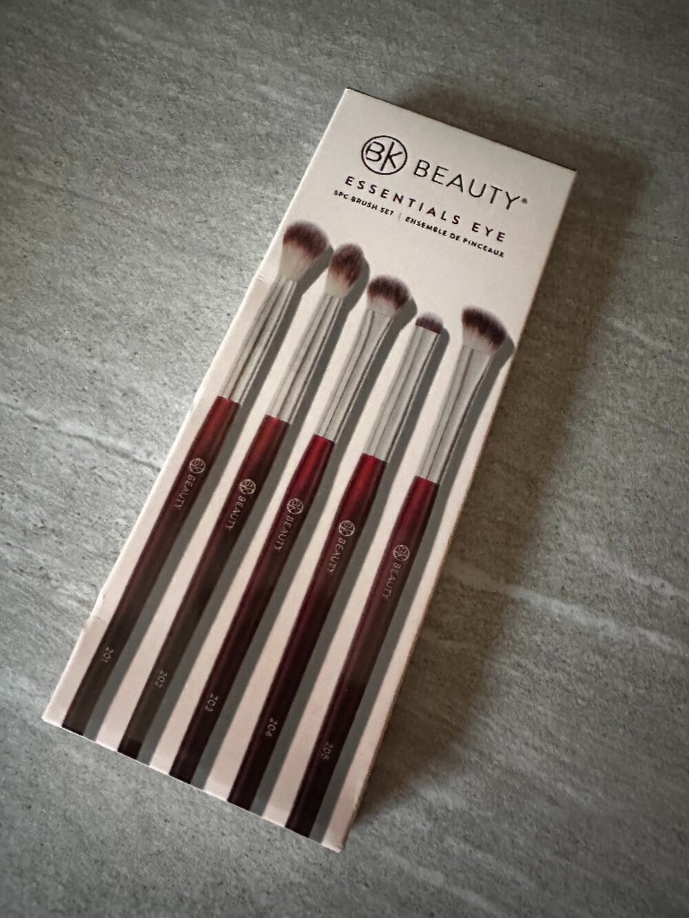 BK Beauty Essential Eyes 5 pc Makeup Brush Set  - new in box